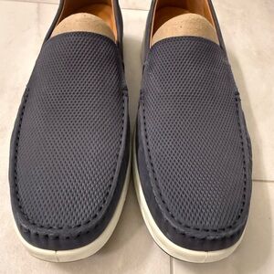 Ecco Men's Navy Slip-On Loafers
